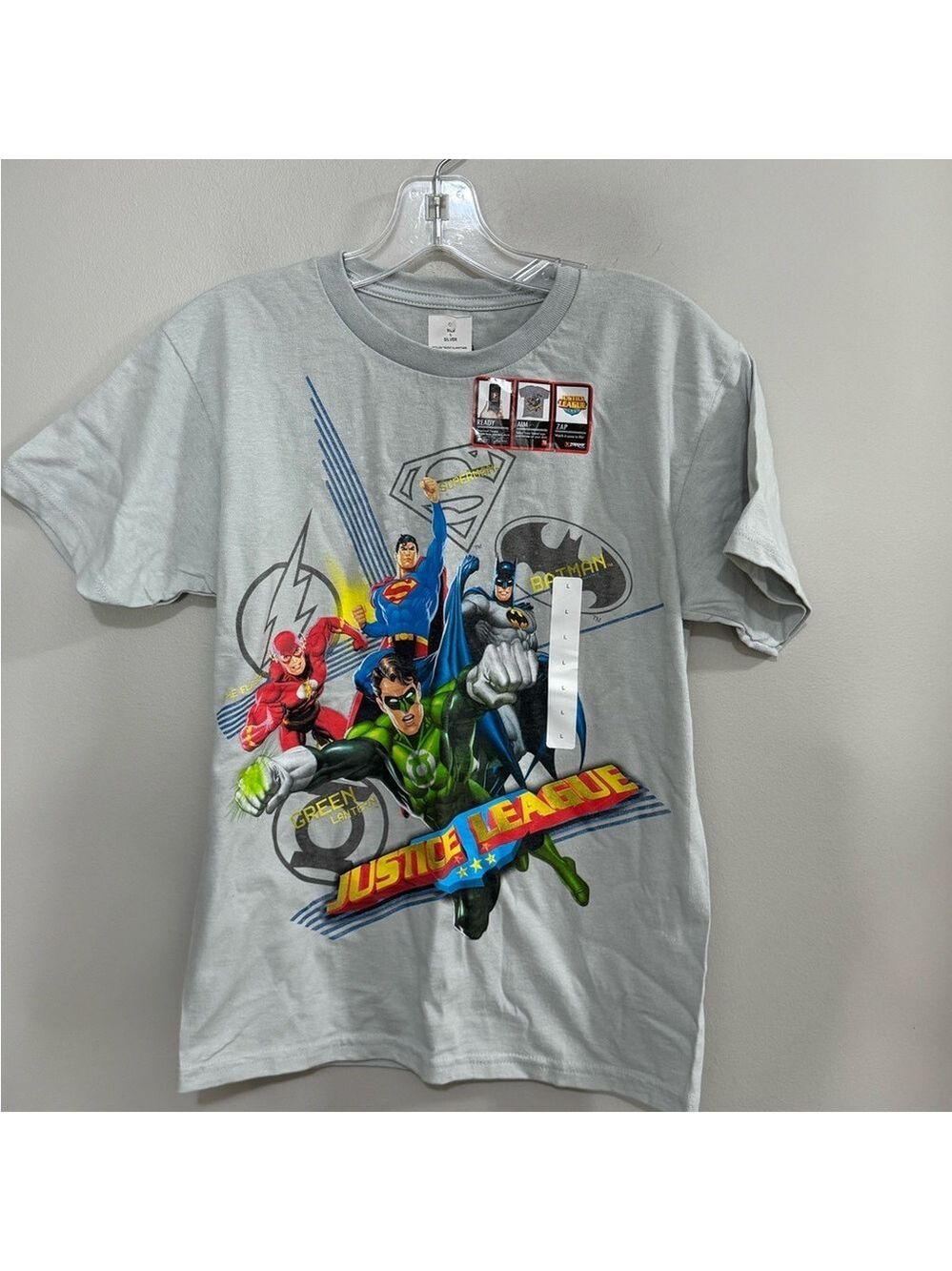 NWT Boys Justice League Graphic Tee. Size L (12)